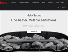 Tablet Screenshot of helosaunas.com